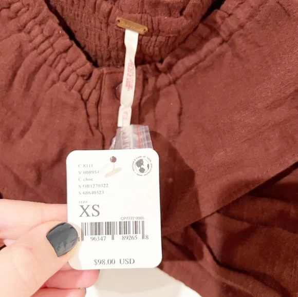 Free People Falling Flowers Crop Top - Picture 4 of 6